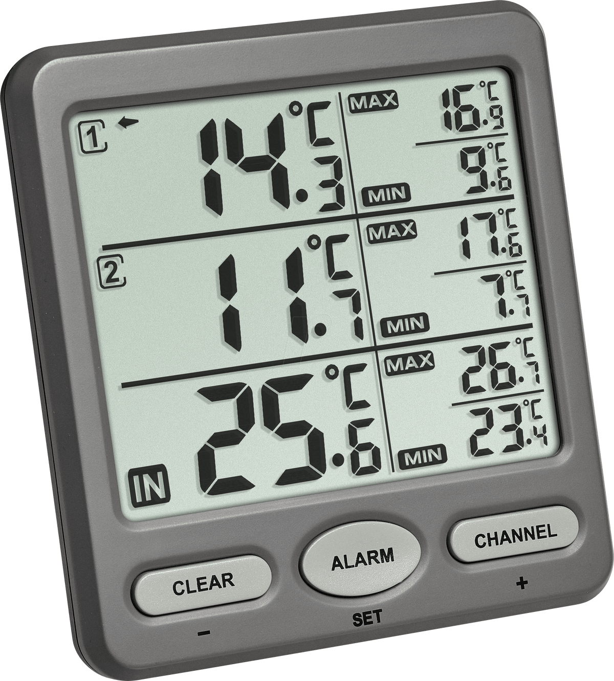 TFA Trio Wireless Thermometer - Model 30.3062.10