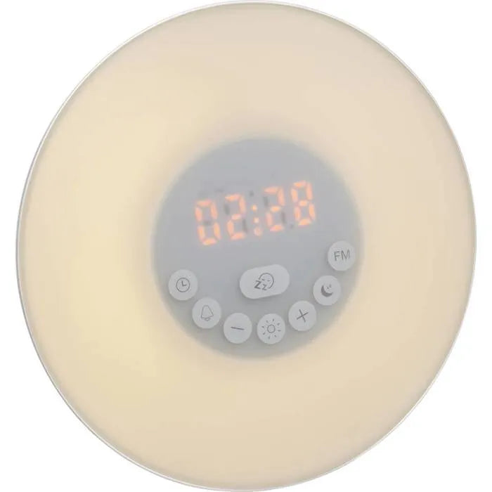 Natural Wake-Up Alarm Clock with Simulated Sunrise