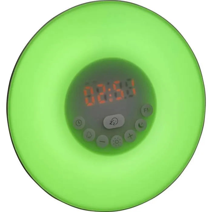 Natural Wake-Up Alarm Clock with Simulated Sunrise