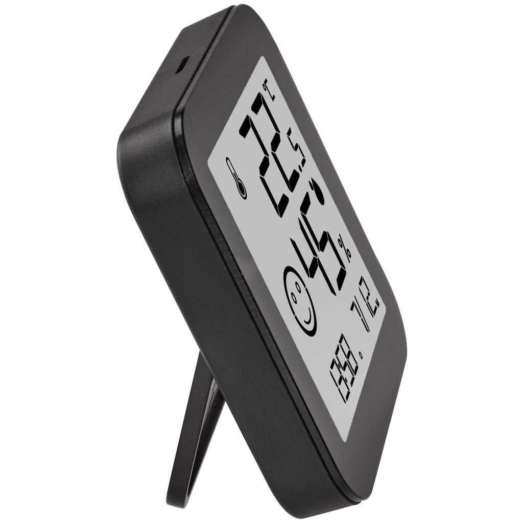 TFA Dostmann BLACK & WHITE Thermo-Hygrometer, Schwarz, 30.5054.01