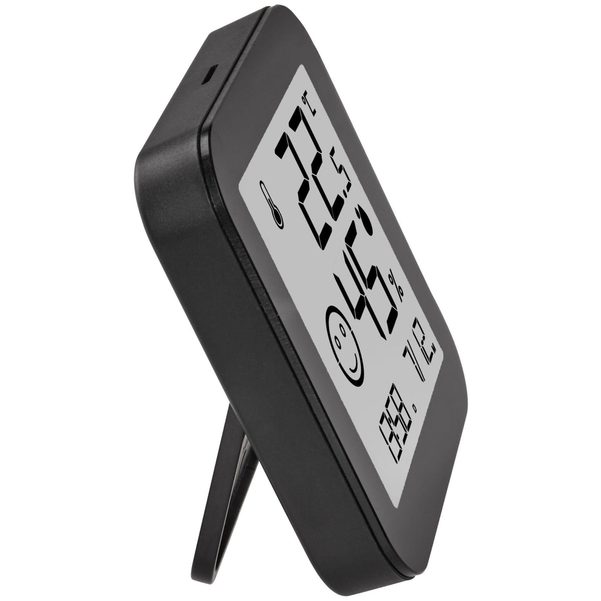 TFA Dostmann BLACK & WHITE Thermo-Hygrometer, Schwarz, 30.5054.01