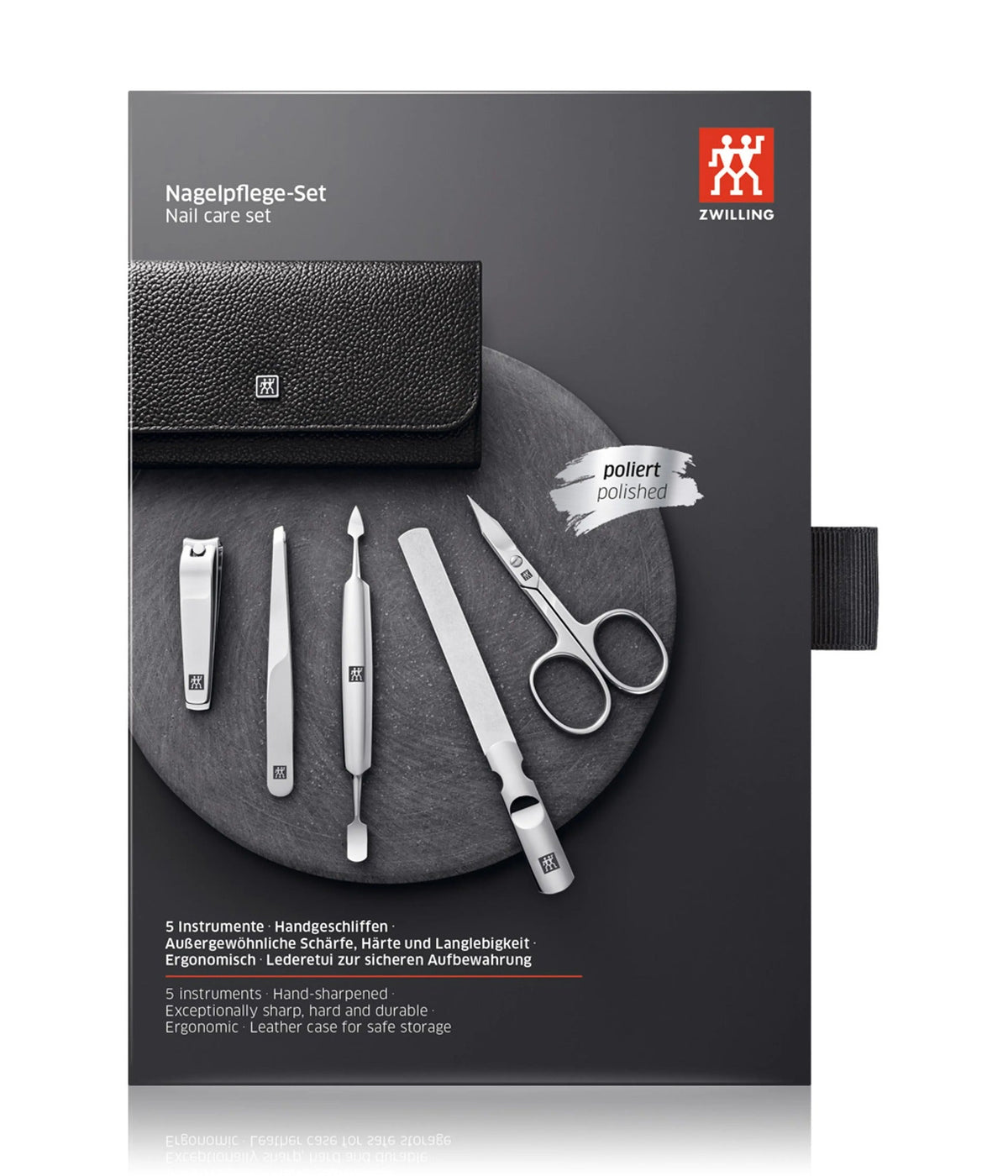 Zwilling Classic Inox 6-Piece Manicure and Nail Files Set for Men 6-teiliges