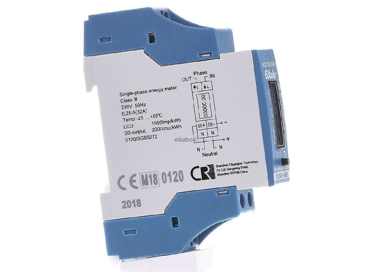 ELT WSZ15D-32A MID Active Electricity Meter 32A Calibrated (28032015)
