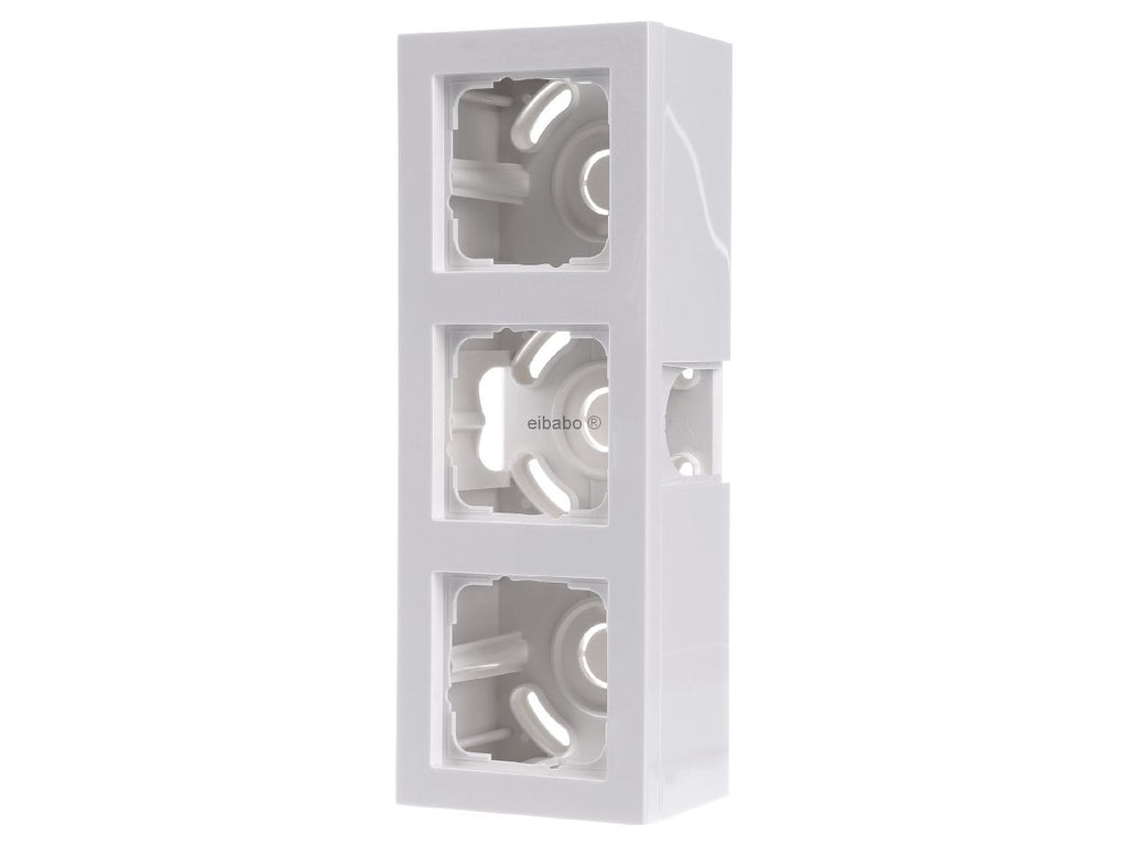 GIRA Cover Frame 3-Gang 109329 BSF Horizontal E2 Pure White (109329)
