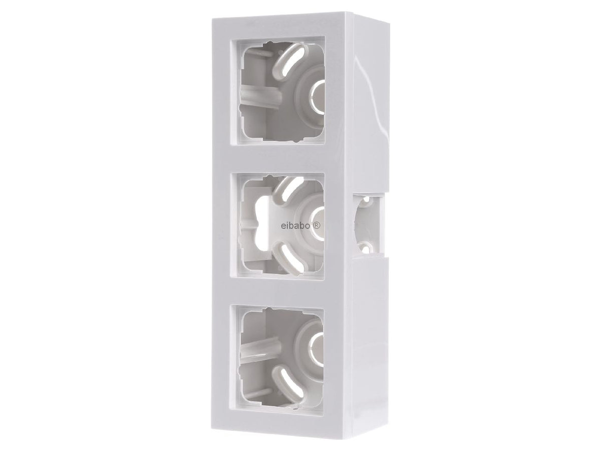 GIRA Cover Frame 3-Gang 109329 BSF Horizontal E2 Pure White (109329)