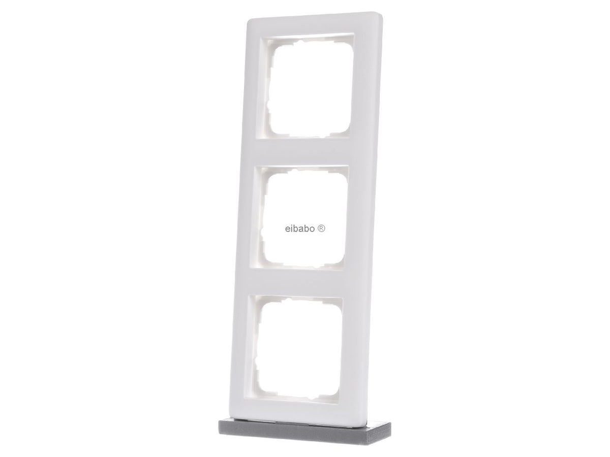 GIRA Cover Frame 3-Gang 109329 BSF Horizontal E2 Pure White (109329)