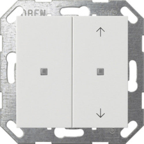 Gira KNX Rocker Switch 2f RWS Unprinted/Arrows 517503 (517503)