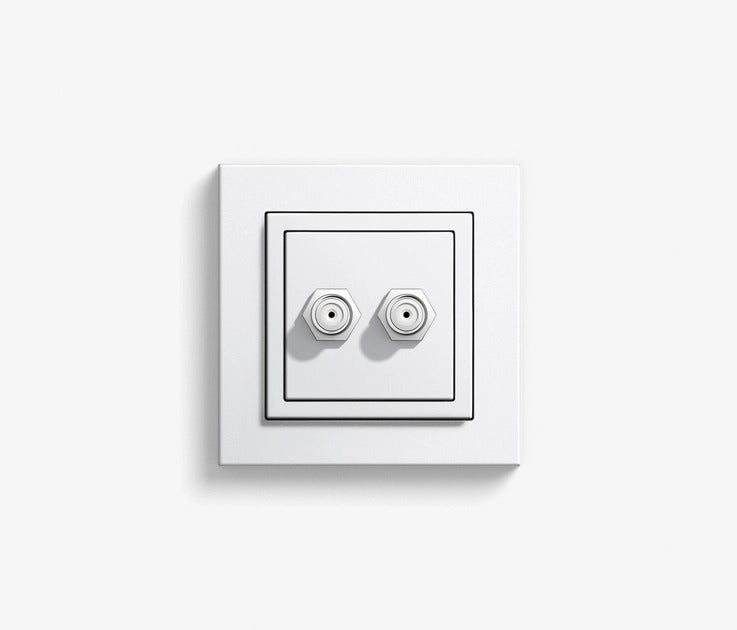 GIRA 2-Gang Push-Button Interface - Standard for Gira One and KNX (518200) Tasterschnittst.2f Standard518200KNX