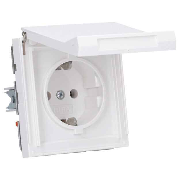 GIRA TX_44 White 4-Fold Cover Frame, 110x300 mm (021466)