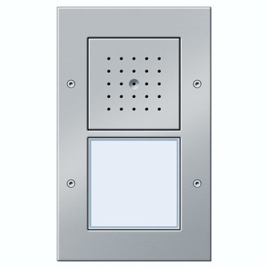 GIRA 126665 Wired Door Station - IP44 - -25 to 70 °C - Aluminum (126665)