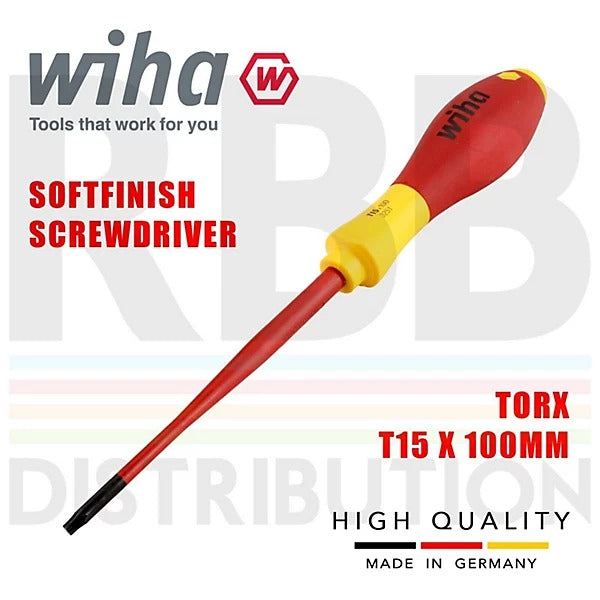 Wiha SoftFinish Electric SlimFix Screwdriver Set 12 Pieces