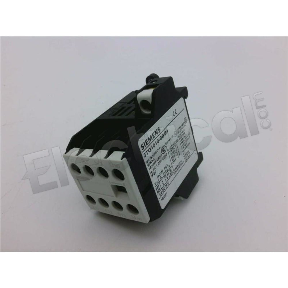 Siemens Miniature Contactor 24 VDC, 4 NO, Screw Terminals (3TG1010-0BB4)