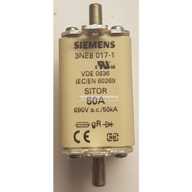 Siemens NH Fuse 50 A 00 (3NE8 017-1)