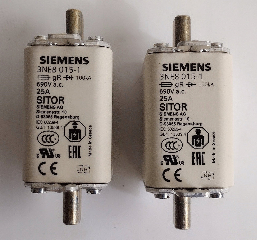 Siemens NH Fuse 25 A 00 (3NE8 015-1)