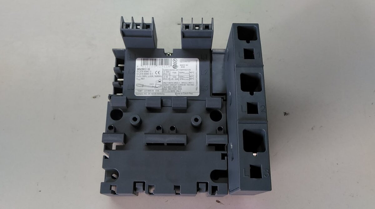 3-phase Busbar 3RV2917-1E with Feed-in on the Right (3RV29171E)