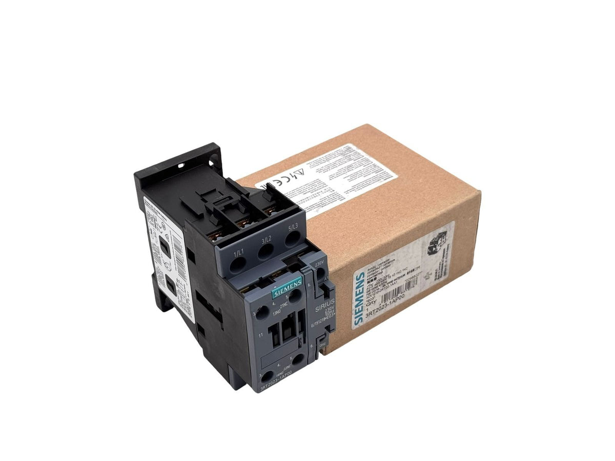 Siemens Power Contactor 3RT2023-1AP00 - 230 V AC, 3-Pole, 9 A, 4 kW, 3NO, 400 V AC (3RT20231AP00)