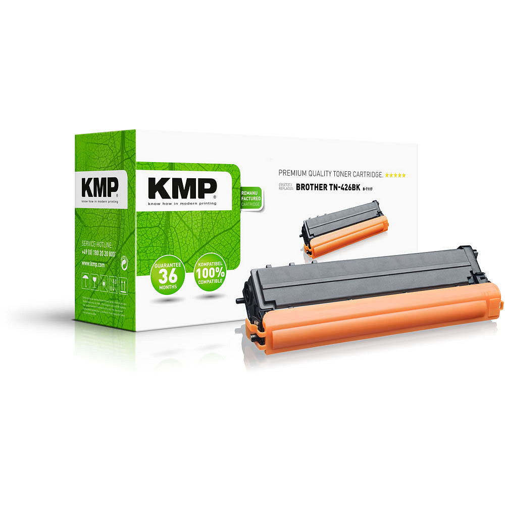 KMP B-T117 Black Toner Cartridge Compatible with Brother TN426BK for HL-L8360CDW, MFC-L8900CDW