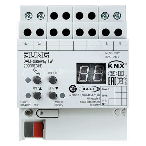 Jung KNX DALI-Gateway TW REG 4 TE 2099 LINE (2099 LINE)