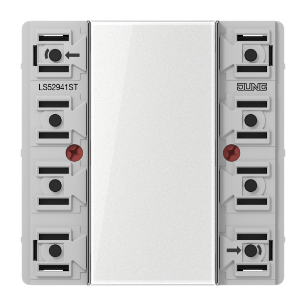 JUNG LS 52941 ST KNX Push-Button Sensor Module - Universal, 4-Gang, F (LS52941ST)