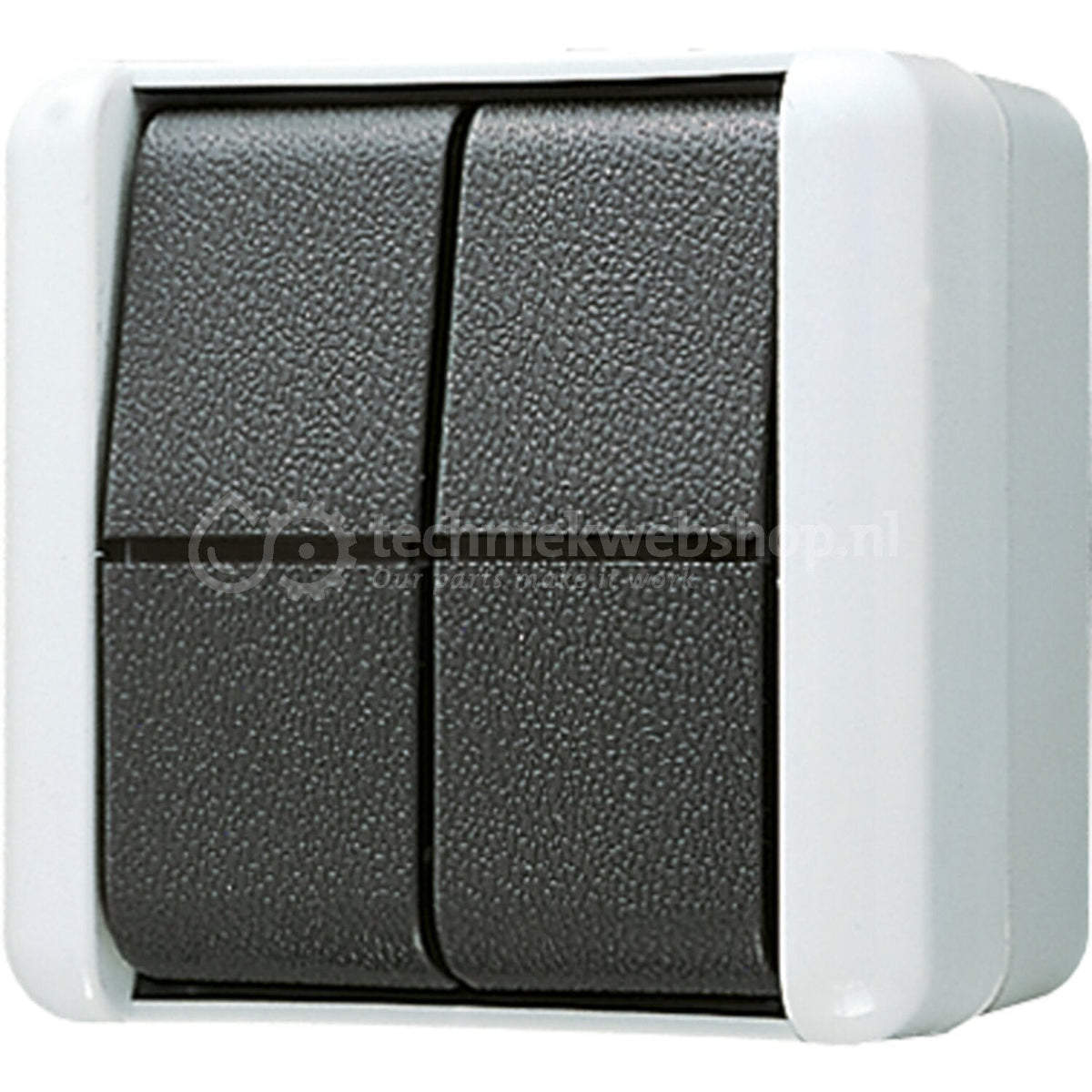 Jung 835 W Electric Key Switch Black - White (835W)