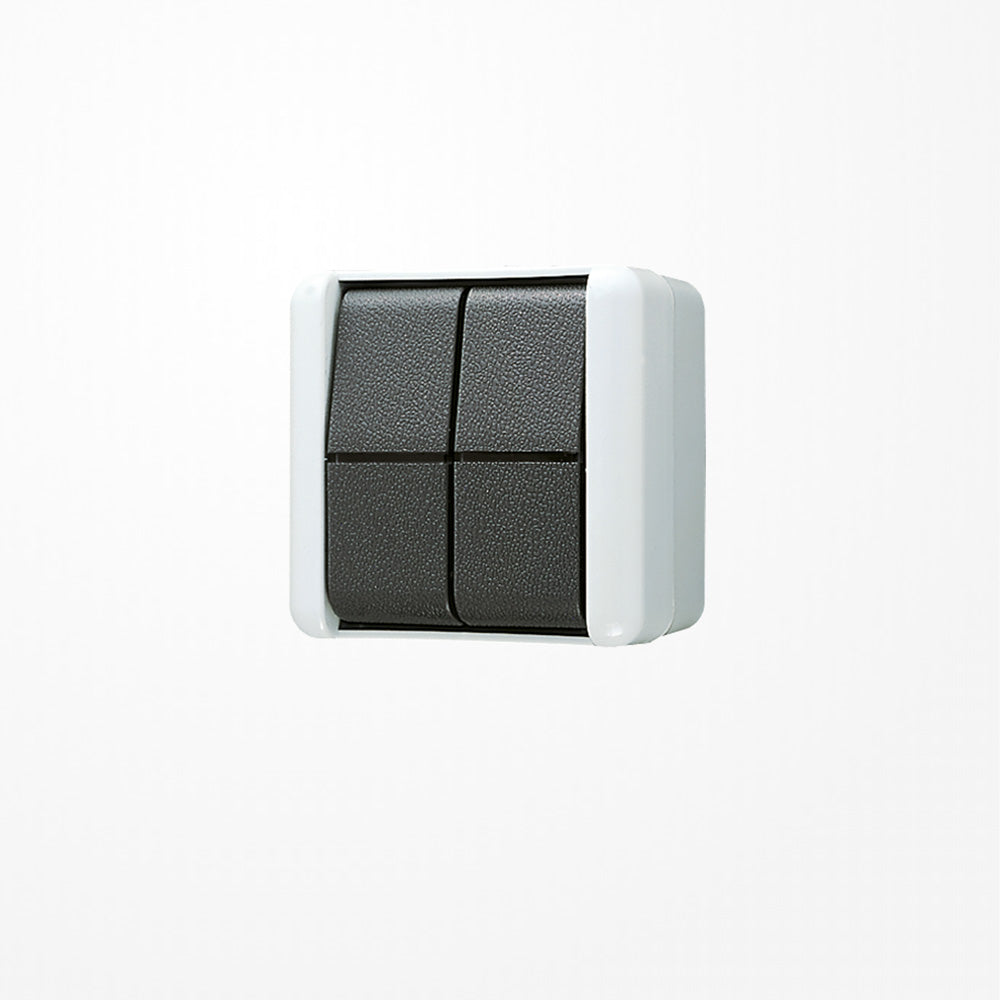 Jung 835 W Electric Key Switch Black - White (835W)