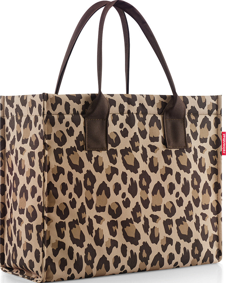 Reisenthel Daily Shopper Bag, Leopard Print, Water-Repellent, 42 x 35 x 17 cm, DN 6048