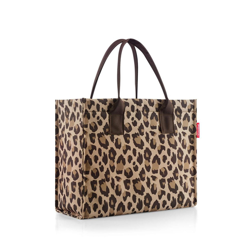 Reisenthel Daily Shopper Bag, Leopard Print, Water-Repellent, 42 x 35 x 17 cm, DN 6048