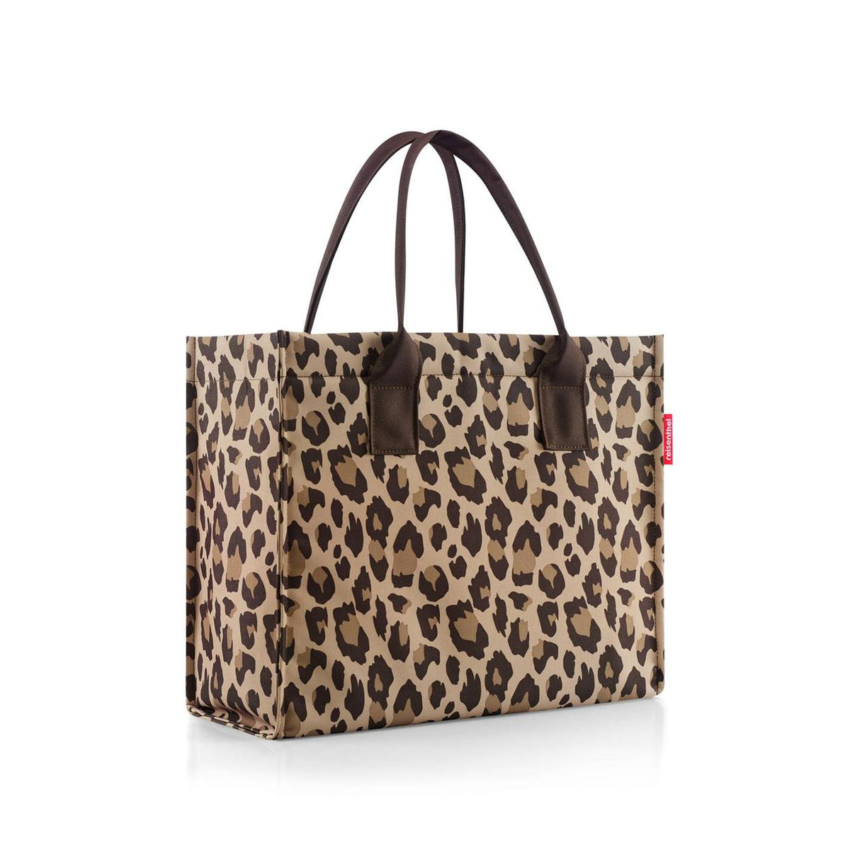 Reisenthel Daily Shopper Bag, Leopard Print, Water-Repellent, 42 x 35 x 17 cm, DN 6048