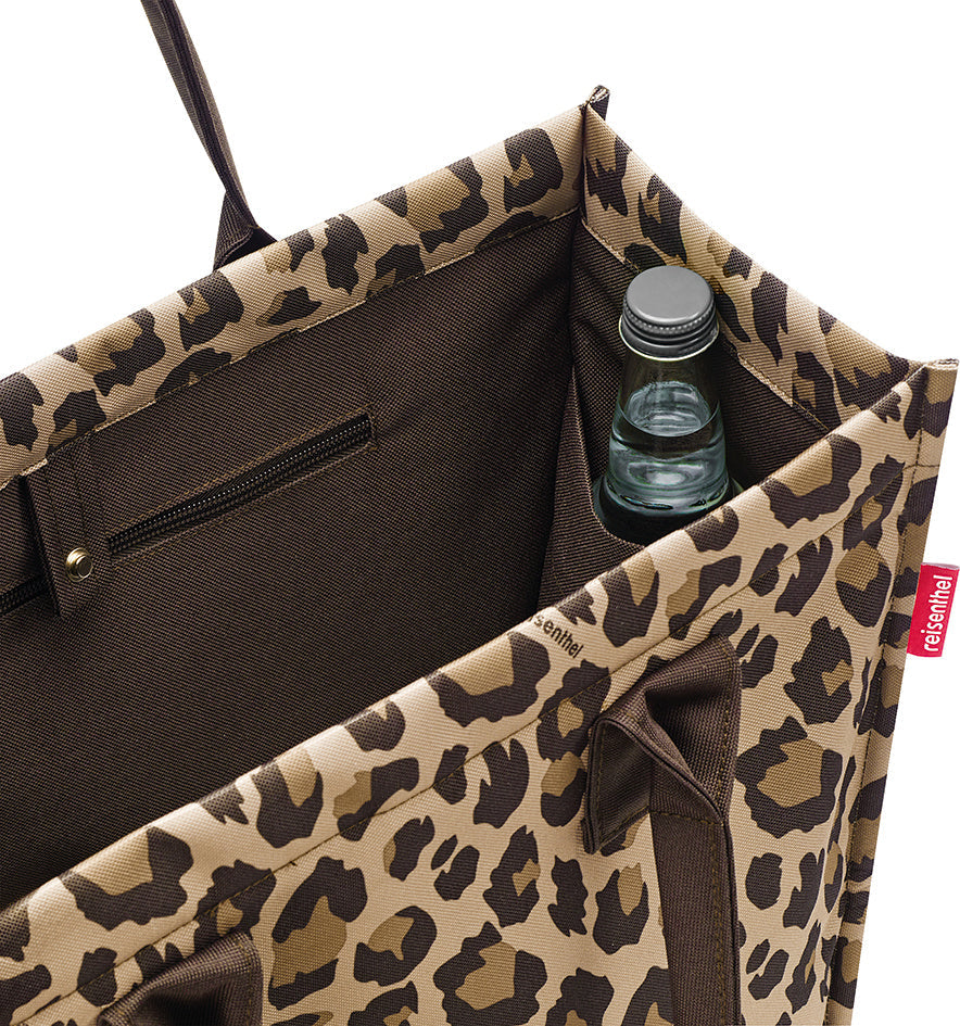 Reisenthel Daily Shopper Bag, Leopard Print, Water-Repellent, 42 x 35 x 17 cm, DN 6048