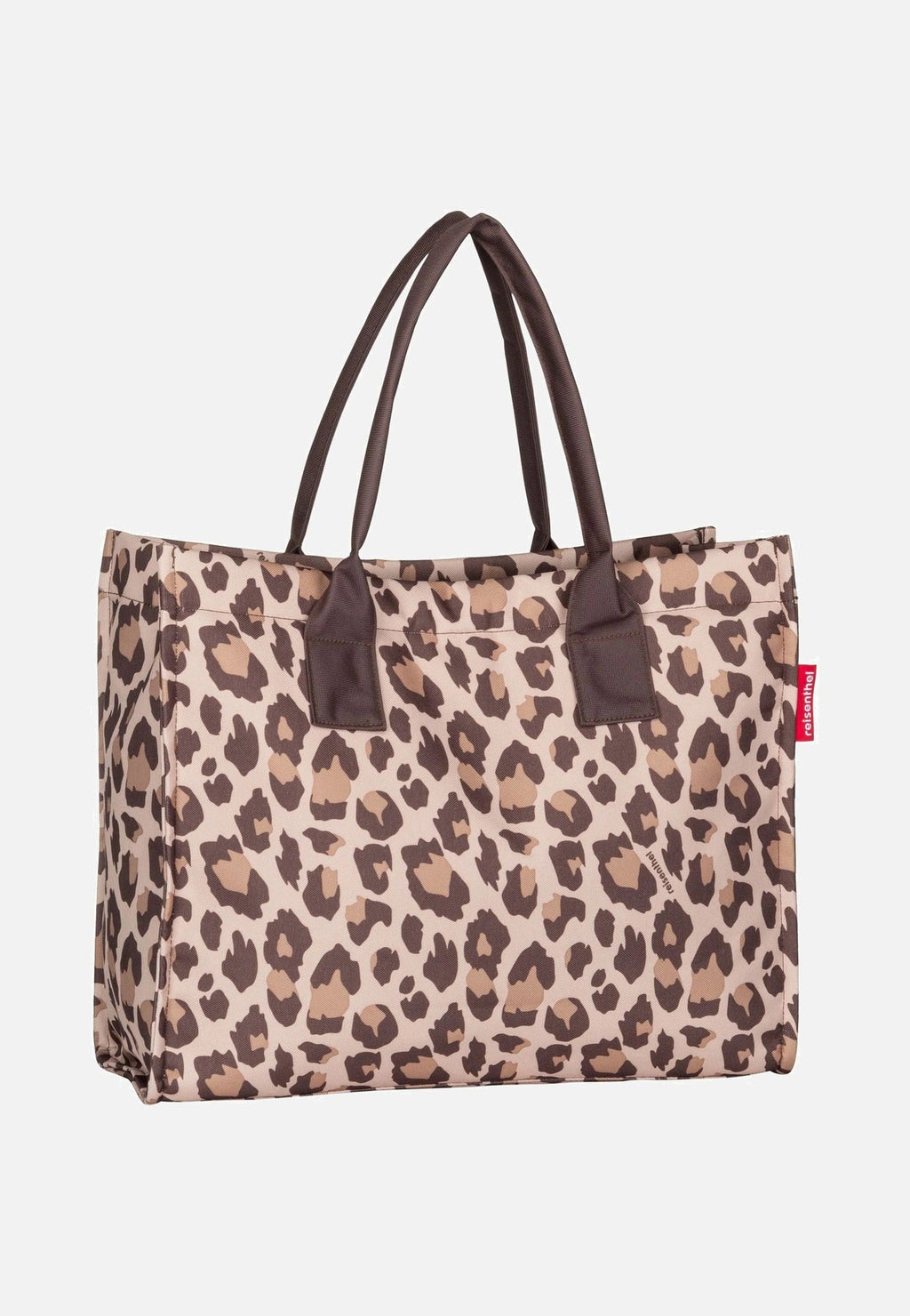 Reisenthel Daily Shopper Bag, Leopard Print, Water-Repellent, 42 x 35 x 17 cm, DN 6048