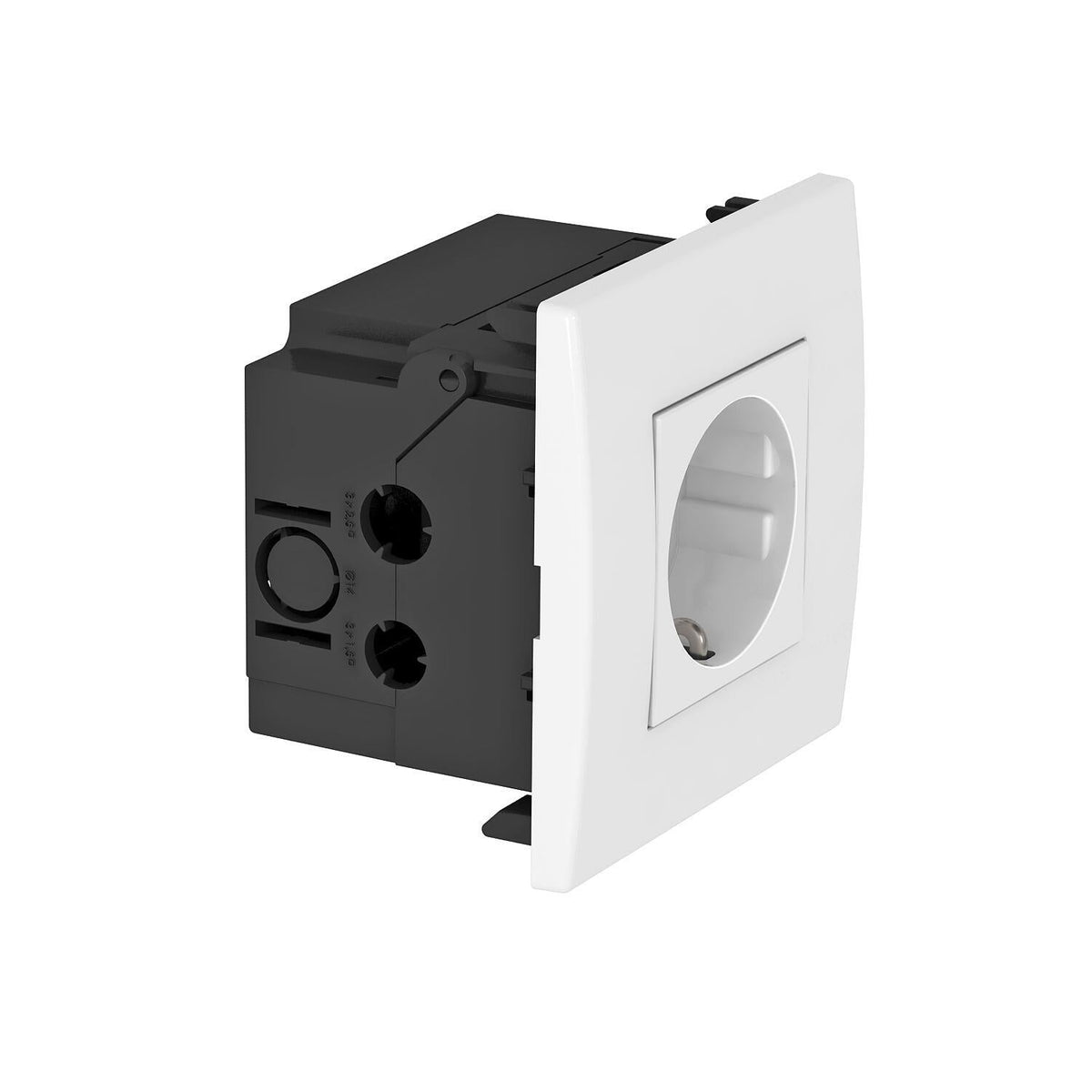 OBO Bettermann Socket Unit 1-Way 84x84x59mm rws SDE 6119401