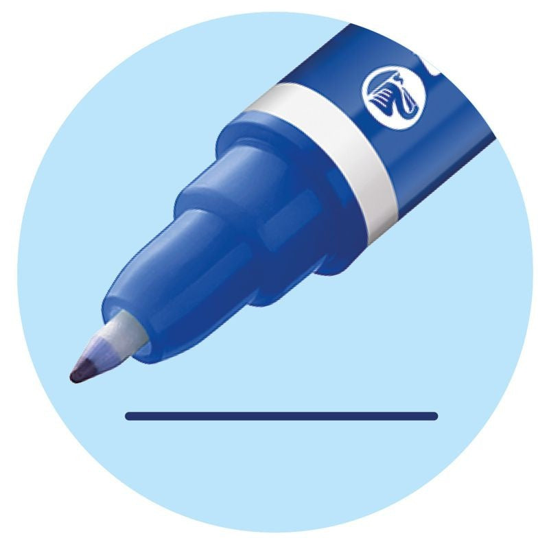 Pelikan Super Pirate 850 M Ink Erasers - 50 Pieces - Royal Blue Ink - 811583