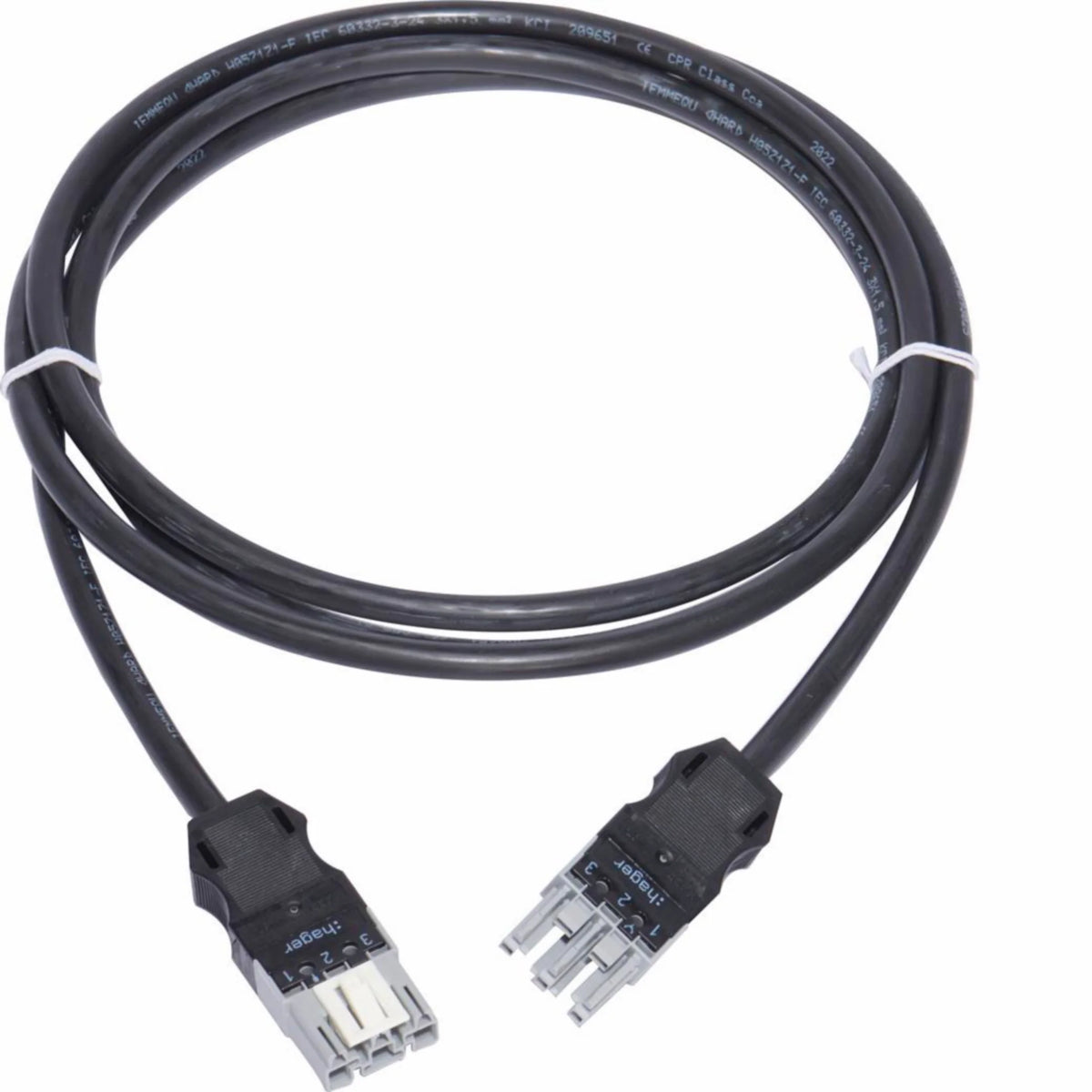 Hager Connecting Cable WAGO GKWAD93025 Winsta Code B 3x1.5² hfr