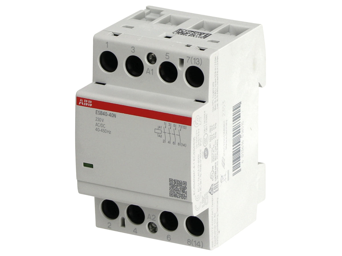 ABB Installation Contactor 4S/0OE 230-240V AC/DC 4-pole Day/Night (1SAE232111R0640)