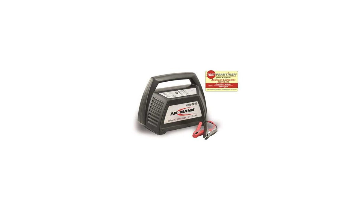 Ansmann ALCT 6-24/10, charger for lead-acid batteries 6V, 12V, 24V (1001-0014)