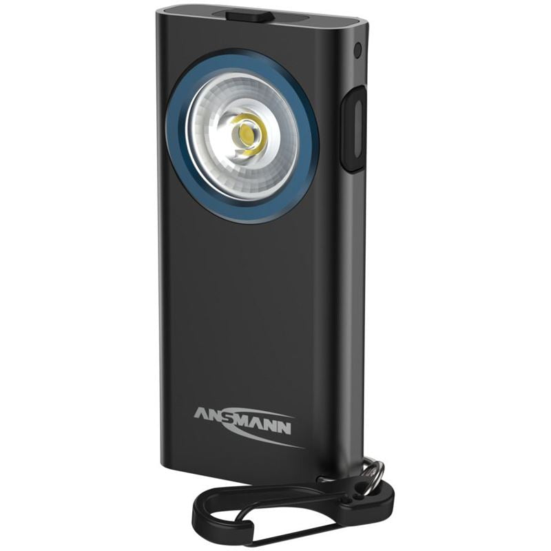 Ansmann ML400R Black Keychain Flashlight LED - 150 Lumens, Rechargeable