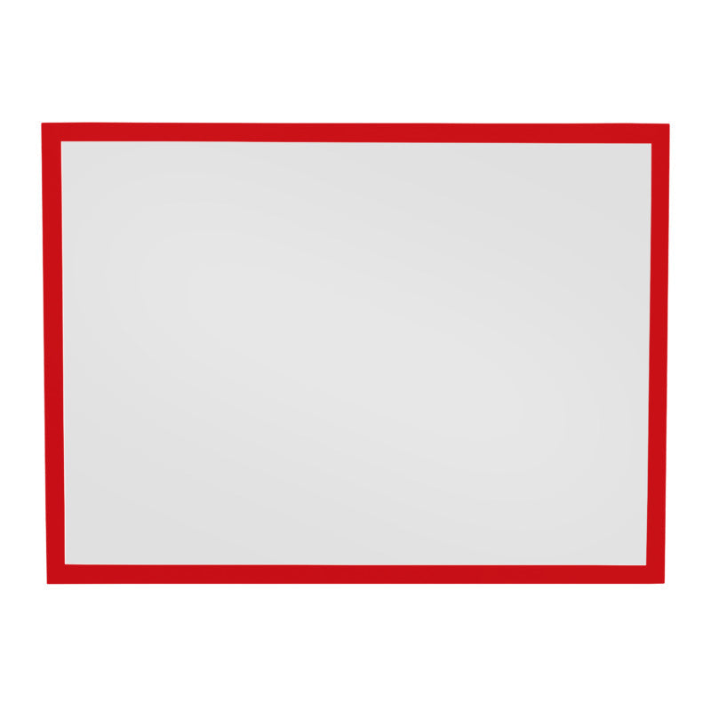 magnetoplan Magnetic Viewing Window Magnetofix A3 Red 1130406