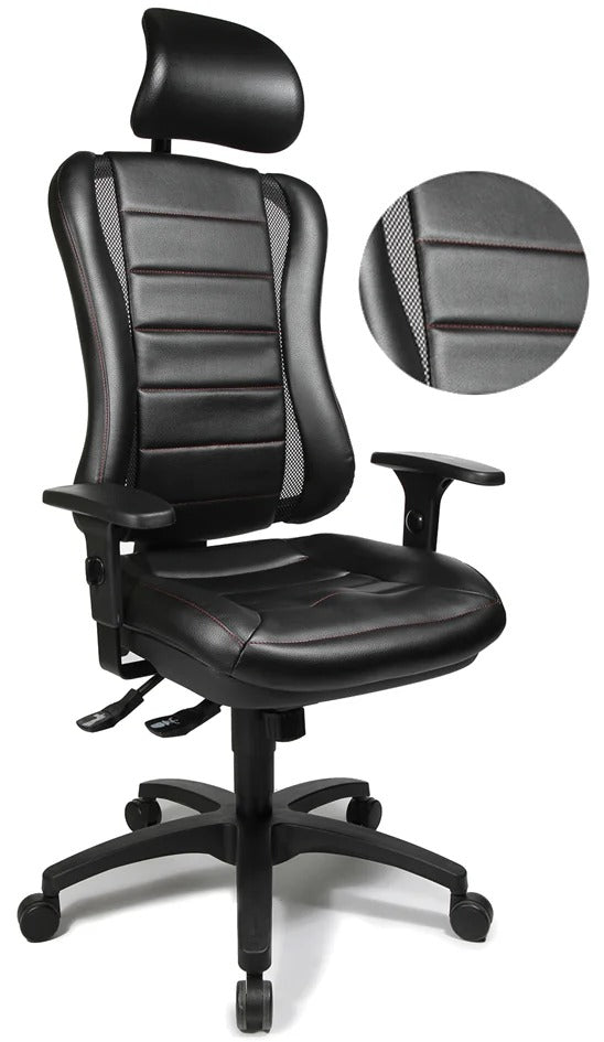 Topstar Head Point RS Office Chair Black 80% Cotton HE300 S100
