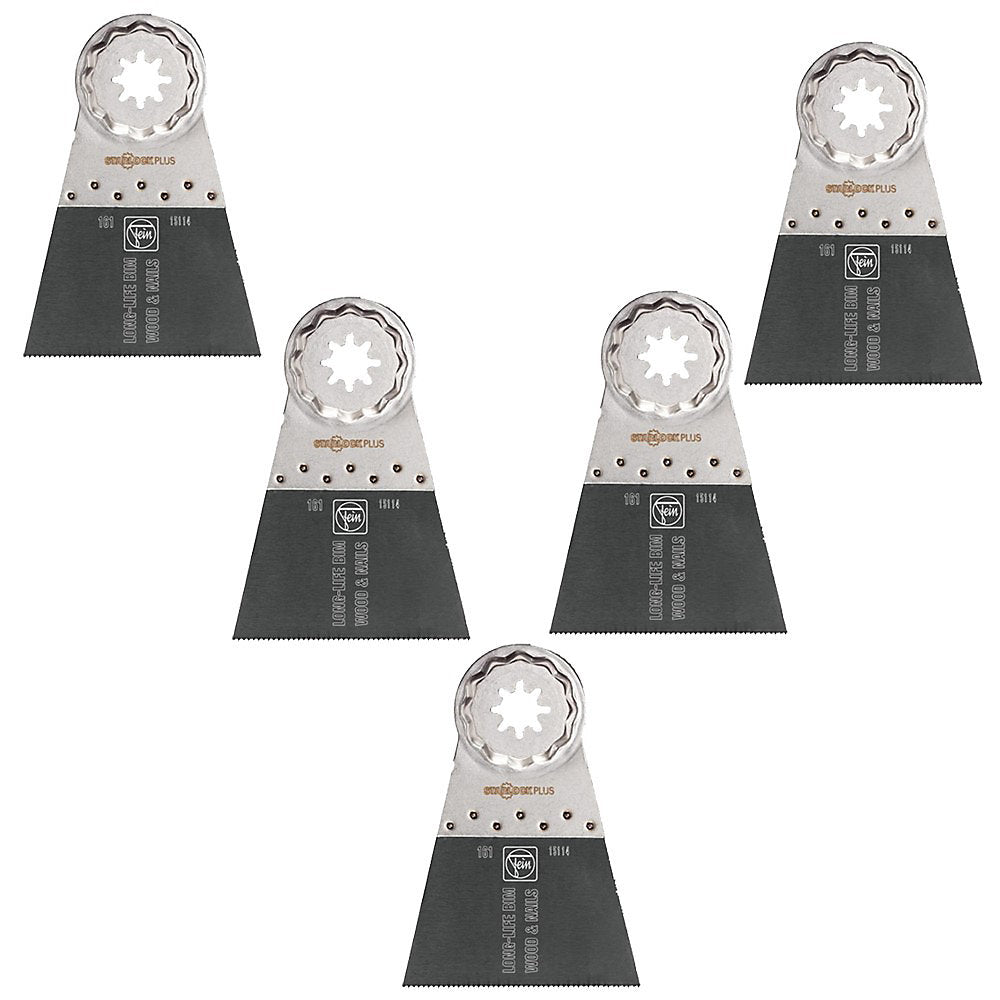 Fein 63502161230 E-Cut Long-Life Bimetal Plunge Saw Blade 65 mm 5 pcs (63502161230)