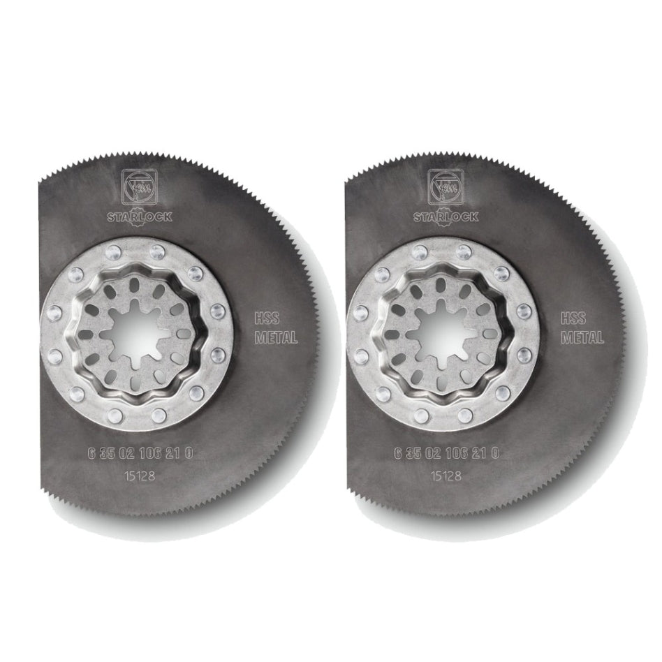 Fein HSS Circular Saw Blade 85 mm 2 pcs. 63502106220 for Wood and Metal Cutting