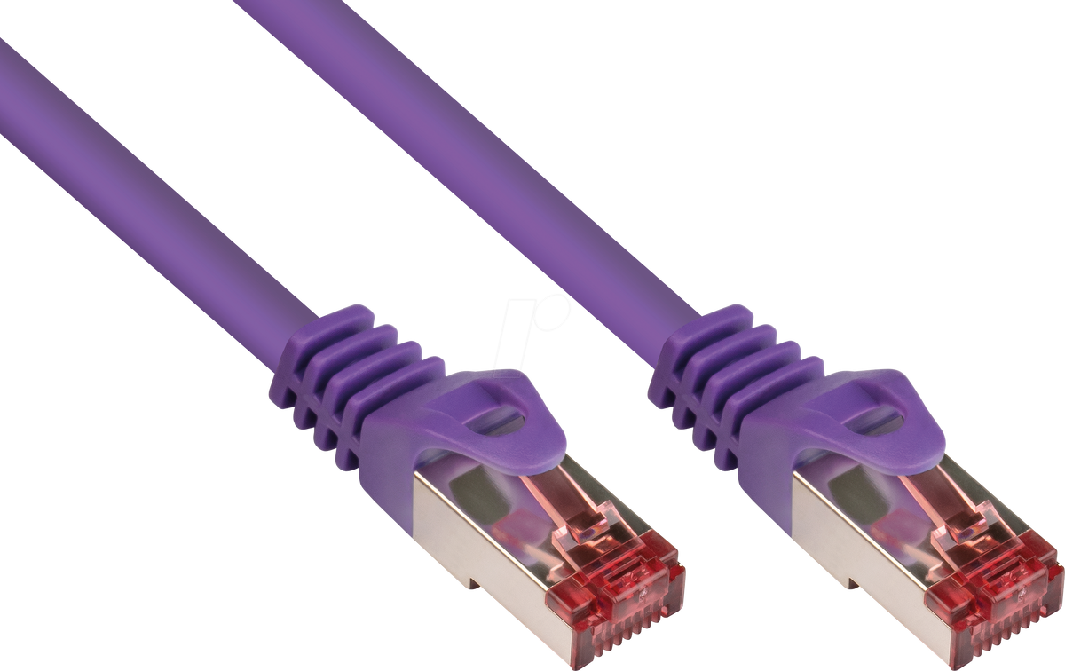 RNS® Patch Cable Cat. 6 S/FTP PiMF PVC 250MHz Violet 50 m Good Connections 8060-500V