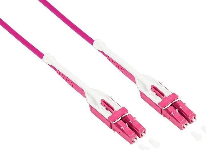Good Connections Patch Cable, LC Multi-Mode (M) to ST Multi-Mode (M), 15 m, Fiber Optic, 50/125 Micrometer, OM4 (LW-815LT4)