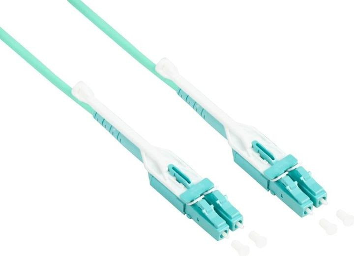 Good Connections Patch Cable, LC Multi-Mode (M) to ST Multi-Mode (M), 15 m, Fiber Optic, 50/125 Micrometer, OM4 (LW-815LT4)