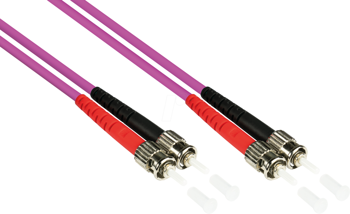 Patch Cable LWL Duplex OM4 - 20 m - ST/ST - Good Connections® LW-820ST4