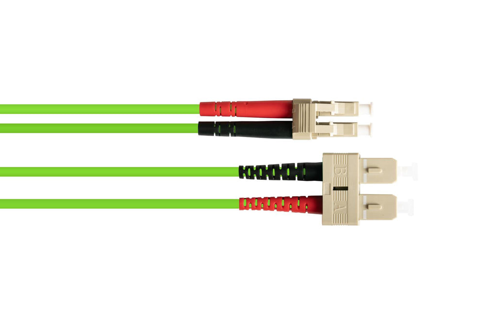 Alcasa Fiber Optic Cable 10 m LSZH OM5 LC SC Green (LW-810LS5)