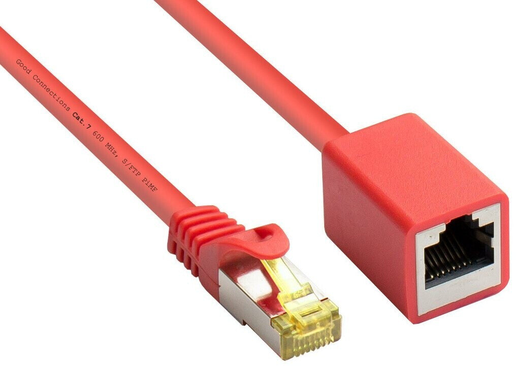 RJ45 Patch Cable - Cat.7 S/FTP - 50 m - Green - Good Connections® - 8070R-500 G 600MHz