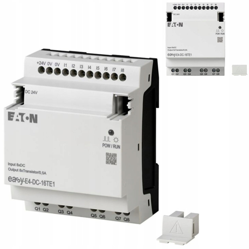 Eaton - Input/Output Expansion Unit - Digital Inputs - EASY-E4-AC-16RE1 (197222)