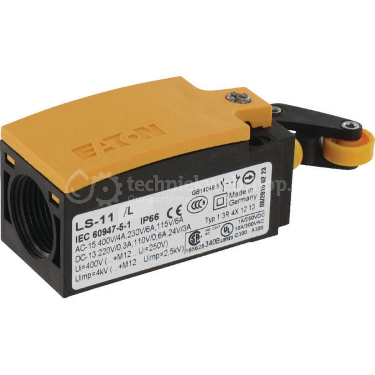 EATON Position Switch 1NO/1NC LS-11/L Roller Lever Base Unit (266110)