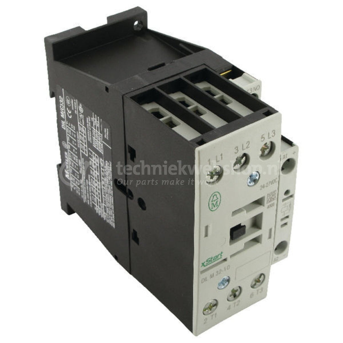 Eaton DILM32-10 Electrical Contactor 24V 50Hz 3 Poles (277247) 24V50HZ IP00