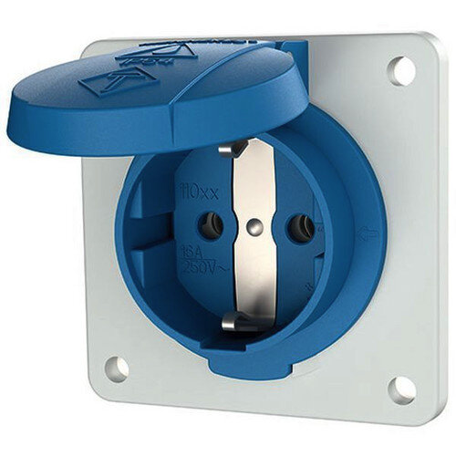 MENNEKES Schuko Surface-Mounted Socket Blue 11031F